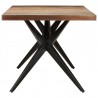 Mesa de comedor de madera maciza reciclada 200x90x76 cm 3