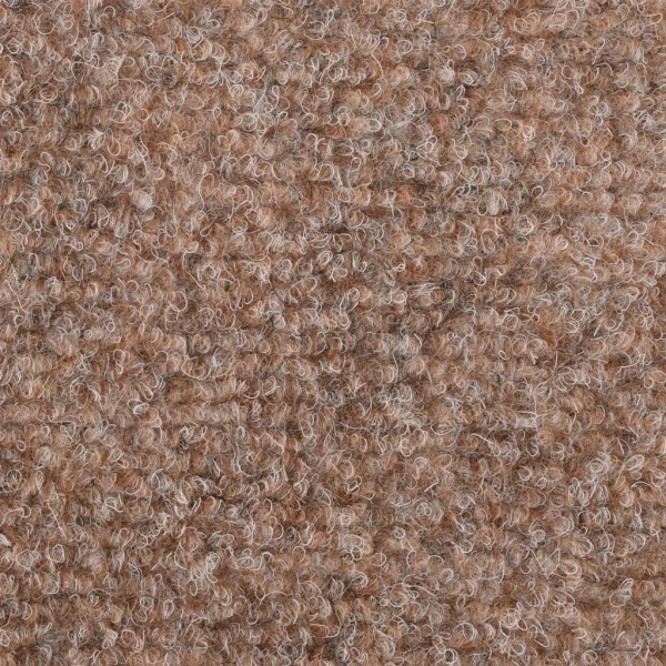 Alfombrilla autoadhesiva de escalera 5 uds 56x17x3 cm marrón M 3