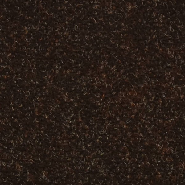 Alfombrilla autoadhesiva de escalera 10 uds 56x17x3 cm marrón M 3