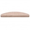 Alfombrilla autoadhesiva de escalera 10 uds 65x21x4 cm marrón 5