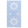 Alfombra de exterior PP azul bebé 160x230 cm 2