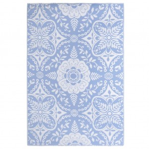 Tapete de exterior 190x290 cm ARAKIL PP azul-bebé H