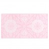 Alfombra de exterior PP rosa 80x150 cm 3