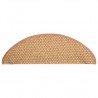 Tapete auto-adhesivo escada sisal 15uds laranja 65x21x4cm 3