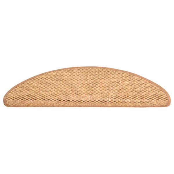 Tapete auto-adhesivo escada sisal 15uds laranja 65x21x4cm M 4