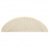 Tapetes escada adesivos aspeto sisal 15 pcs 65x21x4 cm berbere 4