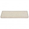 Tapetes escada adesivos aspeto sisal 15pcs 65x21x4 cm platinado 3