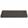 Alfombra autoadhesiva escalera sisal 15 uds antracita 65x21x4cm 3