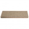 Tapetes escada adesivos aspeto sisal 15pcs 65x21x4 bege-escuro 3