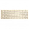 Tapetes escada adesivos aspeto sisal 15 pcs 65x21x4 cm creme 4