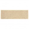Tapetes escada adesivos aspeto sisal 15pcs 65x21x4cm bege-claro 4