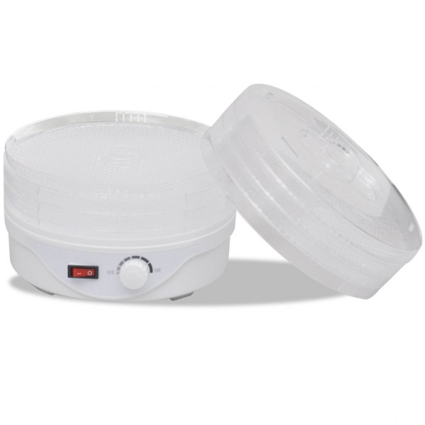 Deshidratador de alimentos con 6 bandejas apilables redondo M 2