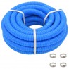 Mangueira de piscina com braçadeiras azul 38 mm 12 m 1