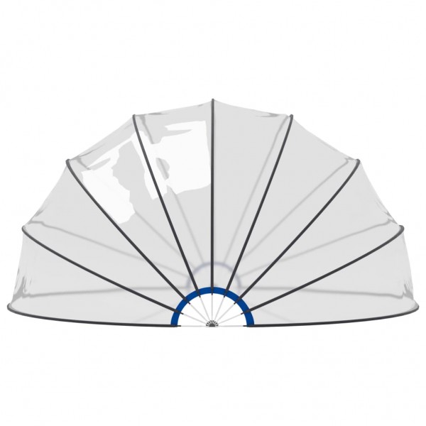 Cúpula de piscina 500x250 cm M 4
