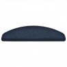 Tapetes de escada autoadesivos 5 peças 65x21x4 cm azul marinho semicircular grande 5