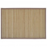 Individuais de mesa em bambu 6 pcs 30 x 45 cm castanho 2