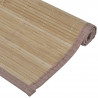 Individuais de mesa em bambu 6 pcs 30 x 45 cm castanho 4