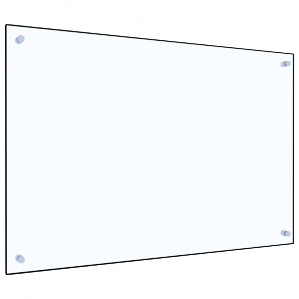Protector contra salpicaduras cocina vidrio templado 90x60 cm M 2