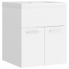 Mueble con lavabo blanco madera contrachapada 2
