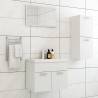 Conjunto de muebles de baño aglomerado blanco 1
