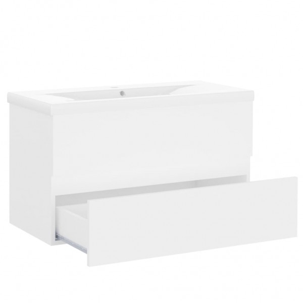 Mueble con lavabo aglomerado blanco M 5