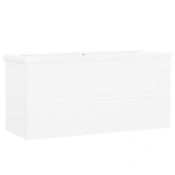 Mueble con lavabo aglomerado blanco M 2