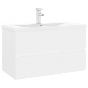 Móveis com lavabo branco aglomerado H