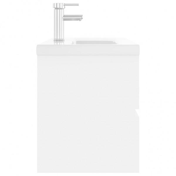 Mueble con lavabo aglomerado blanco M 5