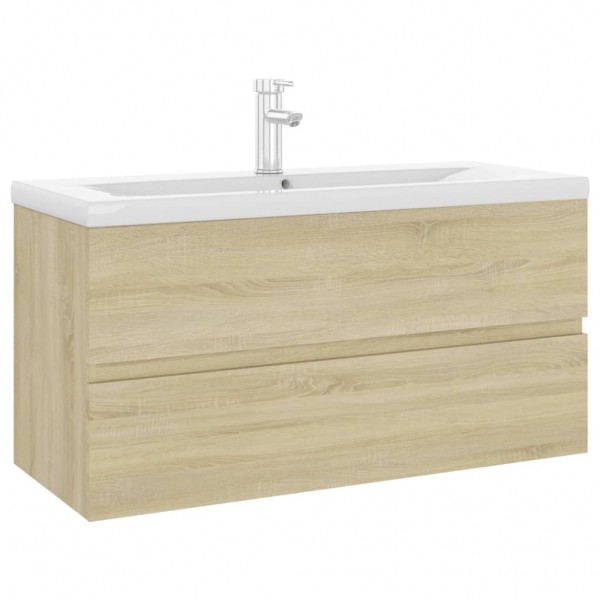 Mueble con lavabo aglomerado roble Sonoma M 2