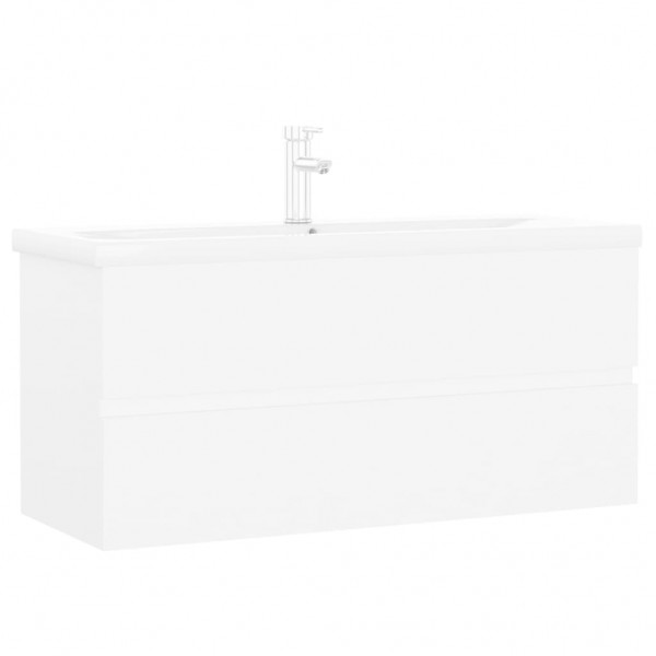 Mueble con lavabo aglomerado blanco M 2