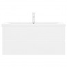Mueble con lavabo aglomerado blanco 4