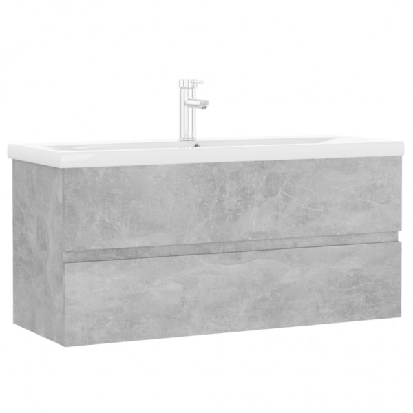 Mueble con lavabo madera de ingeniería gris hormigón M 2
