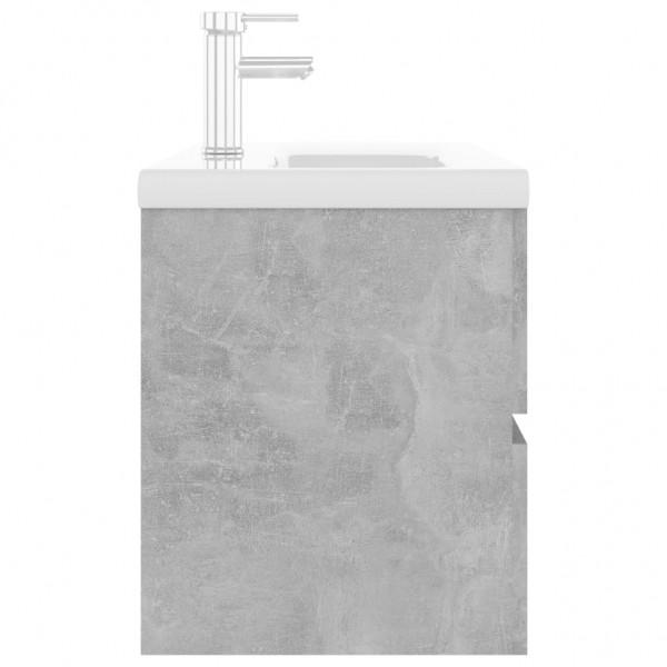 Mueble con lavabo madera de ingeniería gris hormigón M 5