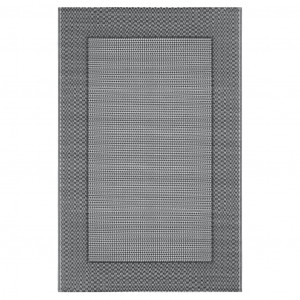 Alfombra de exterior PP gris 190x290 cm H