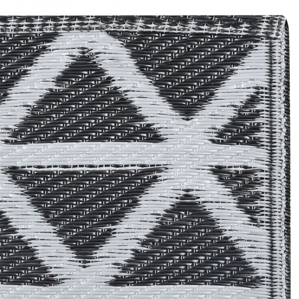 Tapete de exterior 160x230 cm ARAKIL PP preto M 4