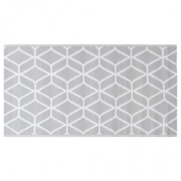 Alfombra de exterior PP gris 120x180 cm M 3