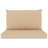 Cojines para palets 2 unidades tela Oxford beige 3