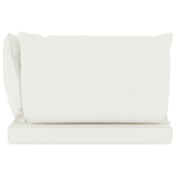 Almofadões p/ paletes 3 pcs tecido oxford branco nata M 4