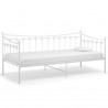 Sofá-cama 90x200 cm metal branco 2