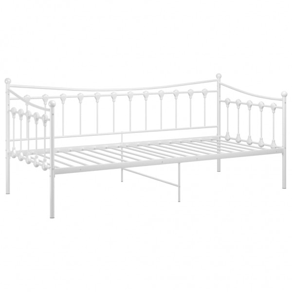 Sofá-cama 90x200 cm metal branco M 5