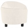 Sofá para cães 69x49x40 cm pelúcia cor creme 4