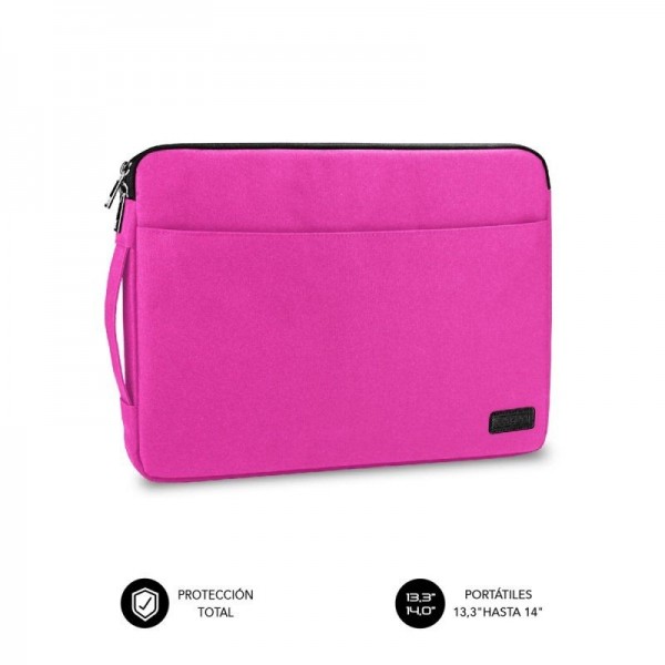 Funda Subblim Urban Sleeve para Portátiles hasta 14" rosa M 5