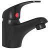 Grifo mezclador de lavabo negro 13x10 cm 3