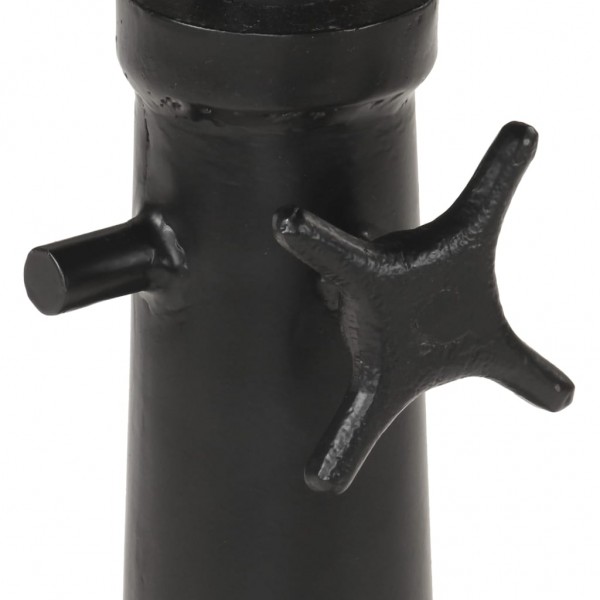 Taburetes de cocina 2 uds cuero auténtico marrón hierro fundido M 5