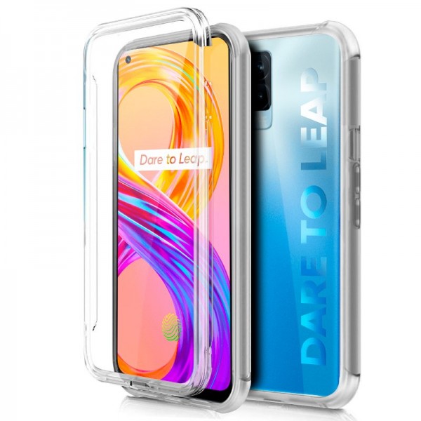 Funda COOL Silicona 3D para Realme 8 / 8 Pro (Transparente Frontal + Trasera) D