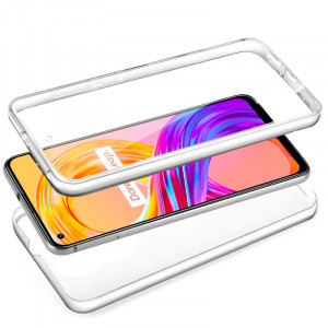 Fundação COOL Silicone 3D para Realme 8 / 8 Pro (Bordem transparente + Lixo) H