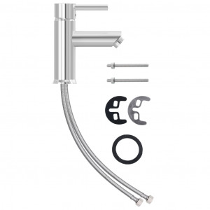 Torneira para lavatório de casa de banho 130x176 mm cromado H