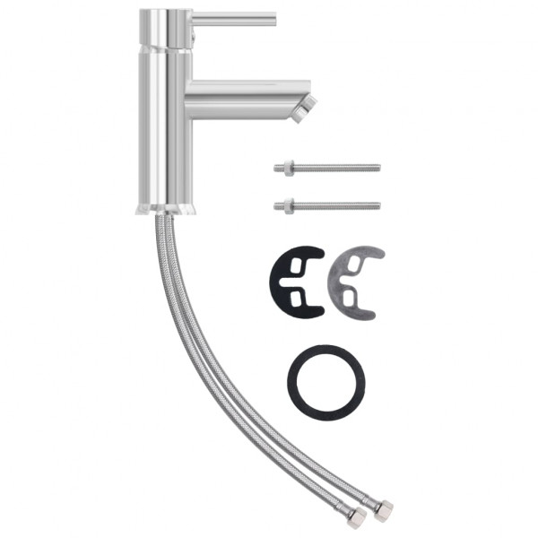 Grifo para lavabo de baño acabado cromado 130x176 mm M 2