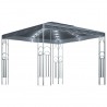 Gazebo com cordões de luzes LED 300x300 cm antracite 1