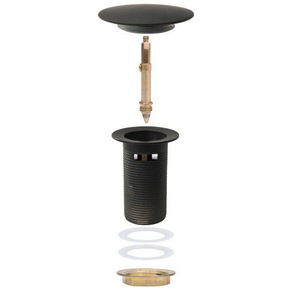 Válvula escoamento c/ função antitransbordo 6.4x6.4x9.1cm cinza M 4